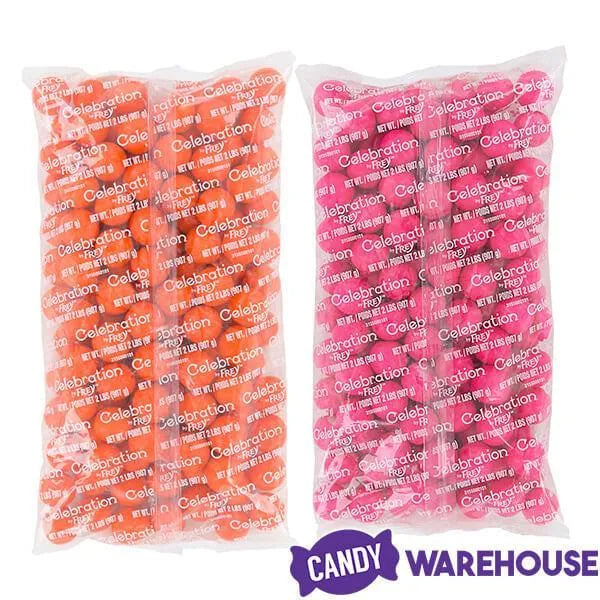 Gumballs Color Combo - Orange and Pink: 4LB Box