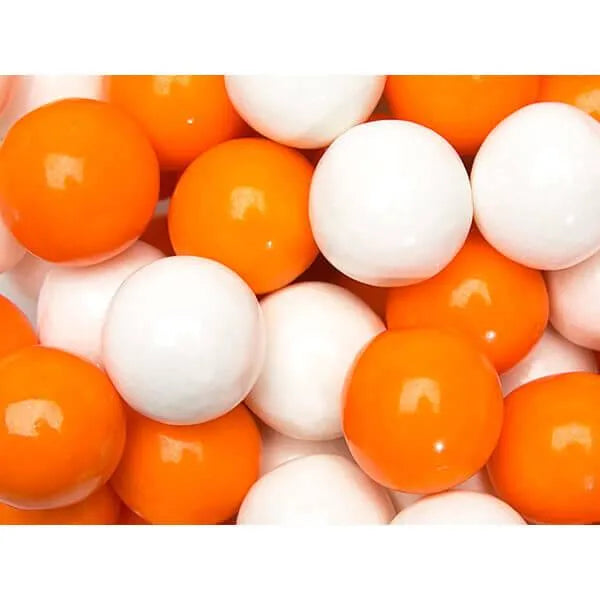 Gumballs Color Combo - Orange and White: 4LB Box