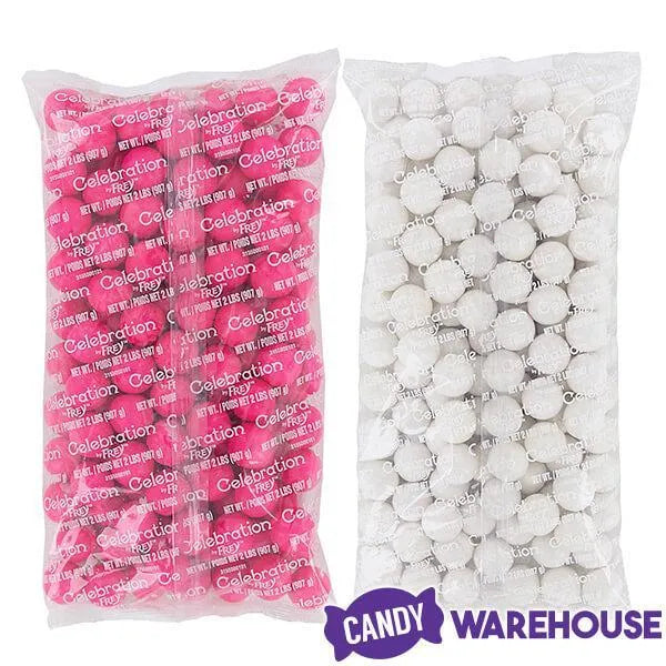 Gumballs Color Combo - Pink and White: 4LB Box