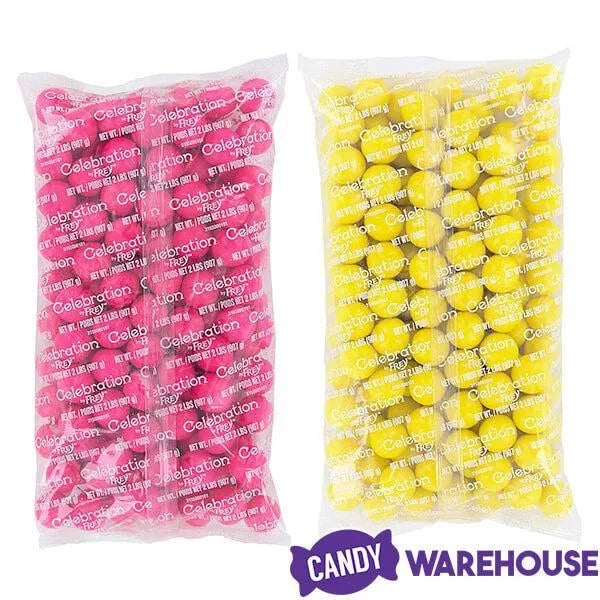 Gumballs Color Combo - Pink and Yellow: 4LB Box