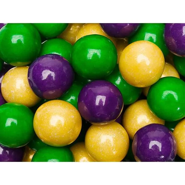 Gumballs Color Combo - Purple, Green and Gold: 6LB Box