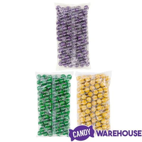 Gumballs Color Combo - Purple, Green and Gold: 6LB Box