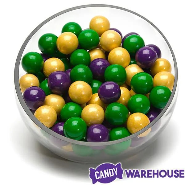 Gumballs Color Combo - Purple, Green and Gold: 6LB Box