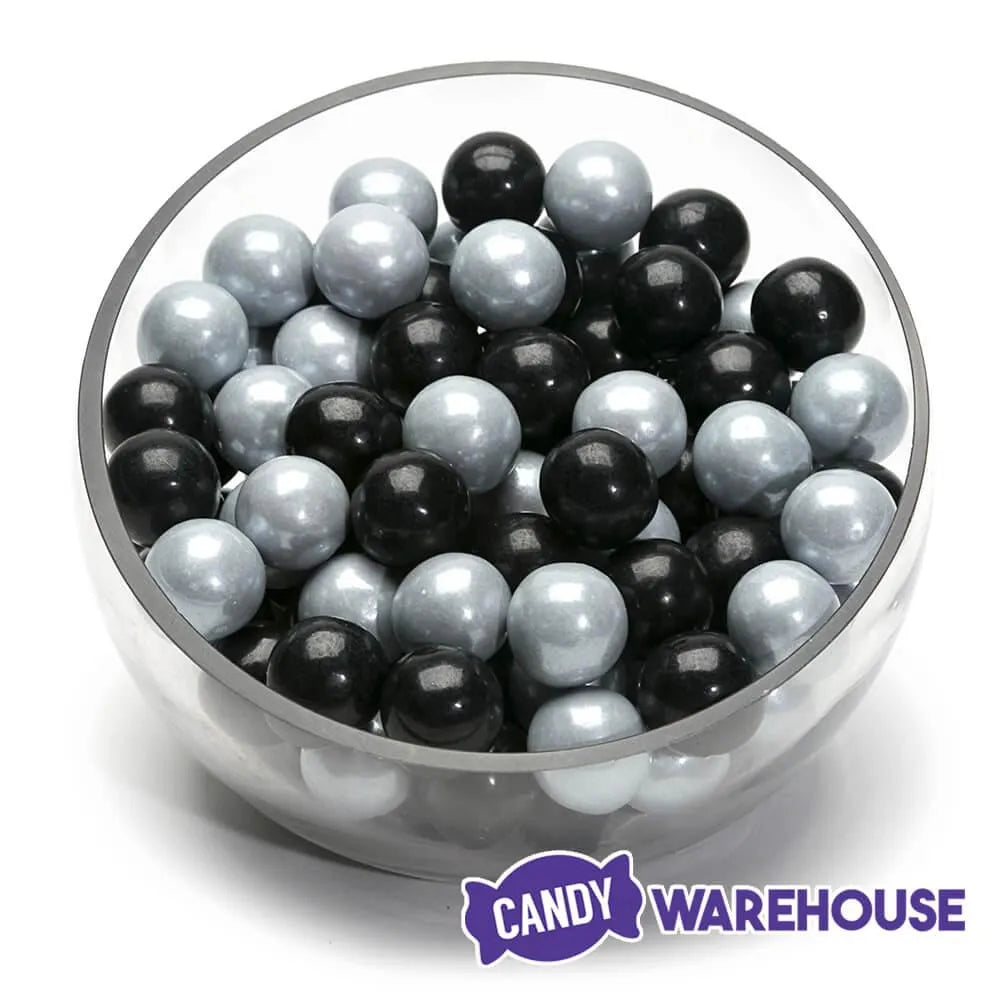 Gumballs Color Combo - Silver and Black: 4LB Box