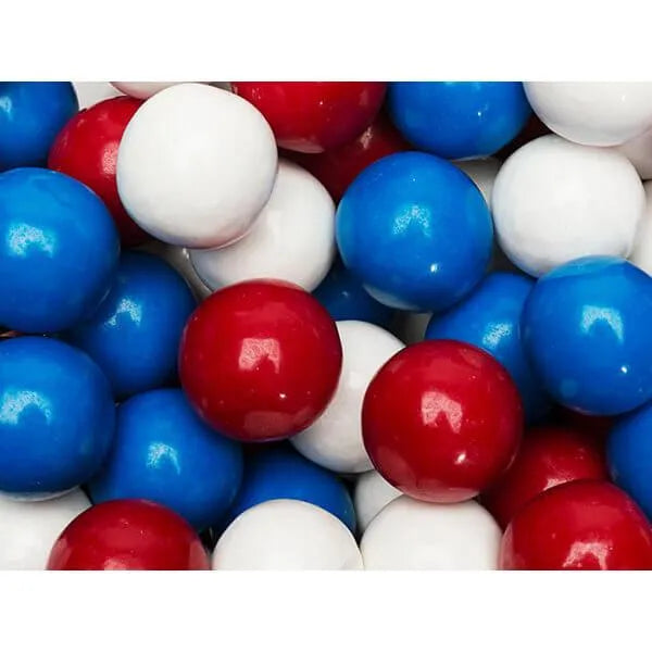 Gumballs Color Combo - USA Red, White and Blue: 6LB Box