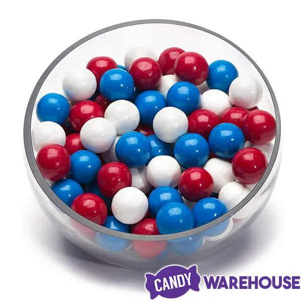 Gumballs Color Combo - USA Red, White and Blue: 6LB Box