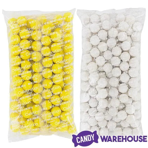 Gumballs Color Combo - Yellow and White: 4LB Box