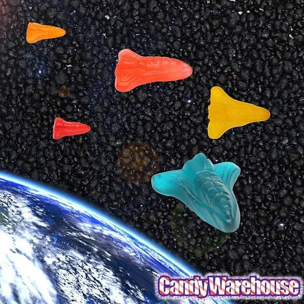 Gummi Space Shuttles Candy: 5LB Bag