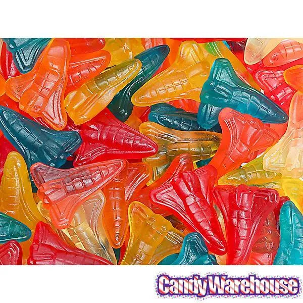 Gummi Space Shuttles Candy: 5LB Bag