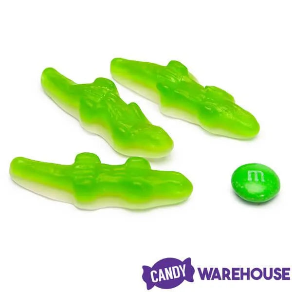 Gummy Alligators Candy: 125-Piece Jar