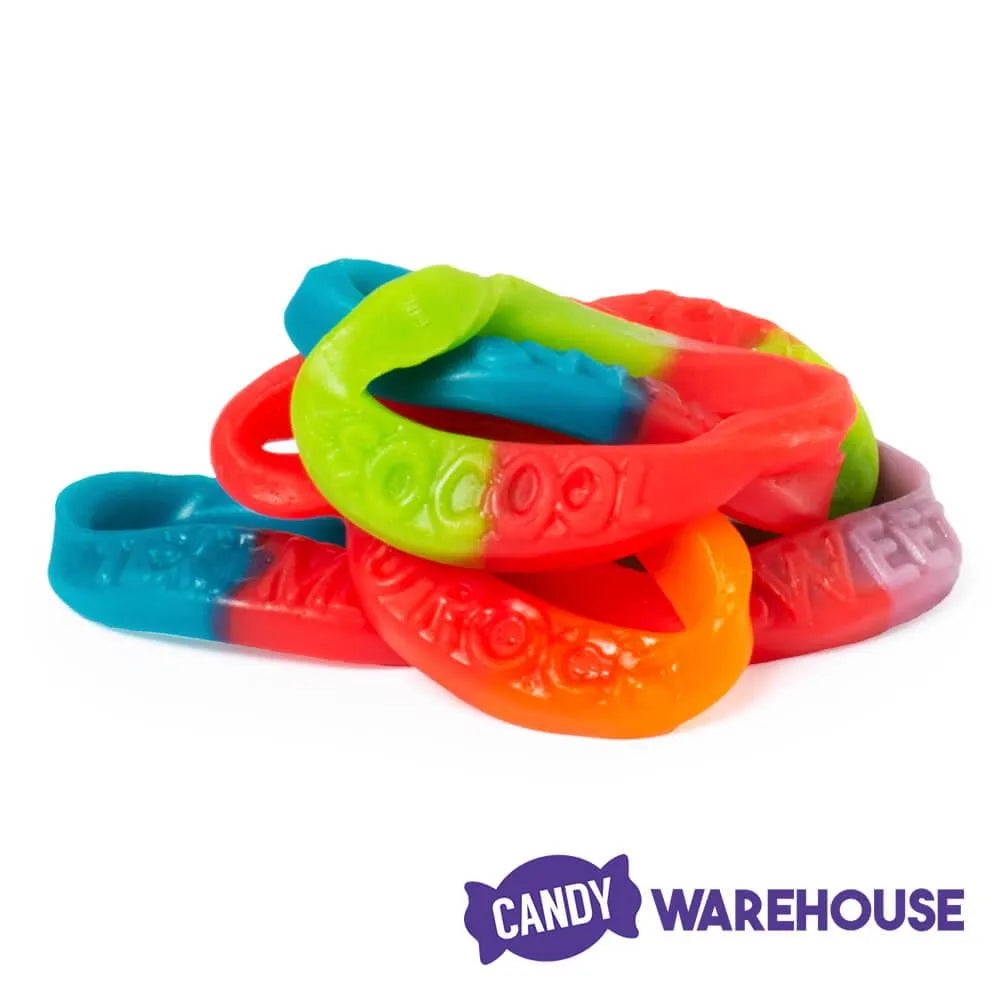 Gummy Bands Valentines Exchange Candy 18-Piece Box