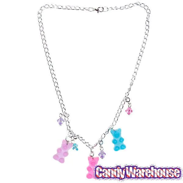 Gummy Bear Charm Necklace