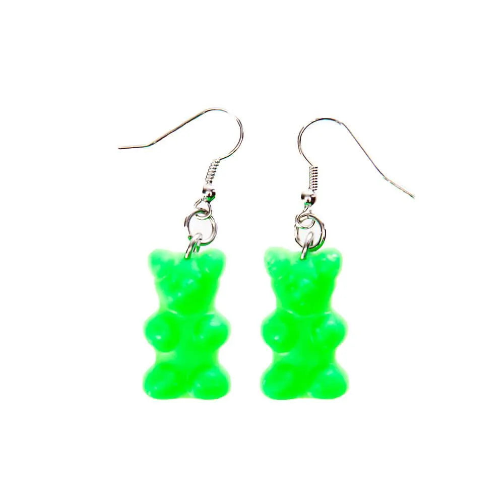 Gummy Bear Earrings - Green