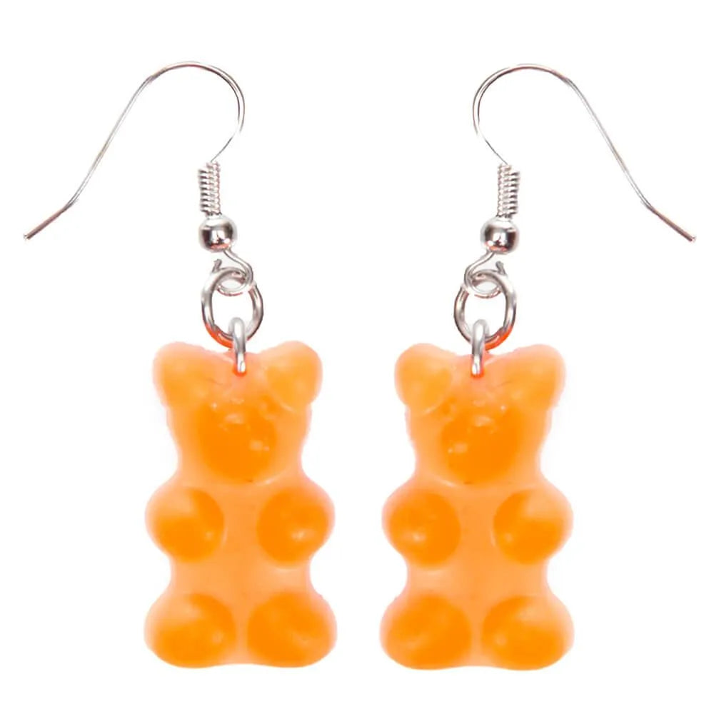 Gummy Bear Earrings - Orange