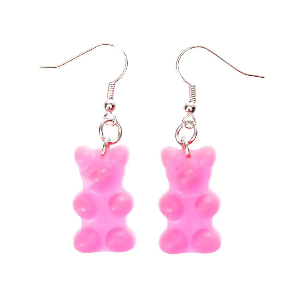 Gummy Bear Earrings - Pink