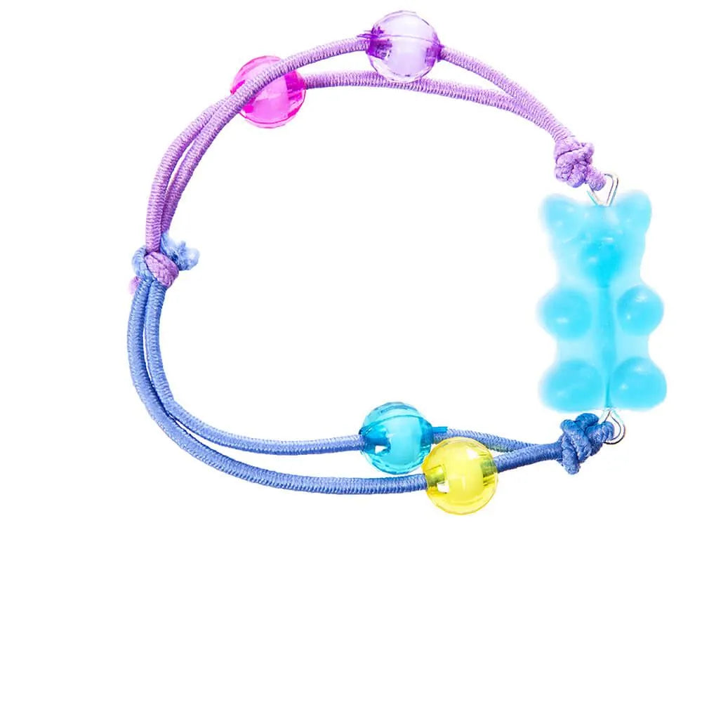 Gummy Bear Elastic Bracelet - Blue