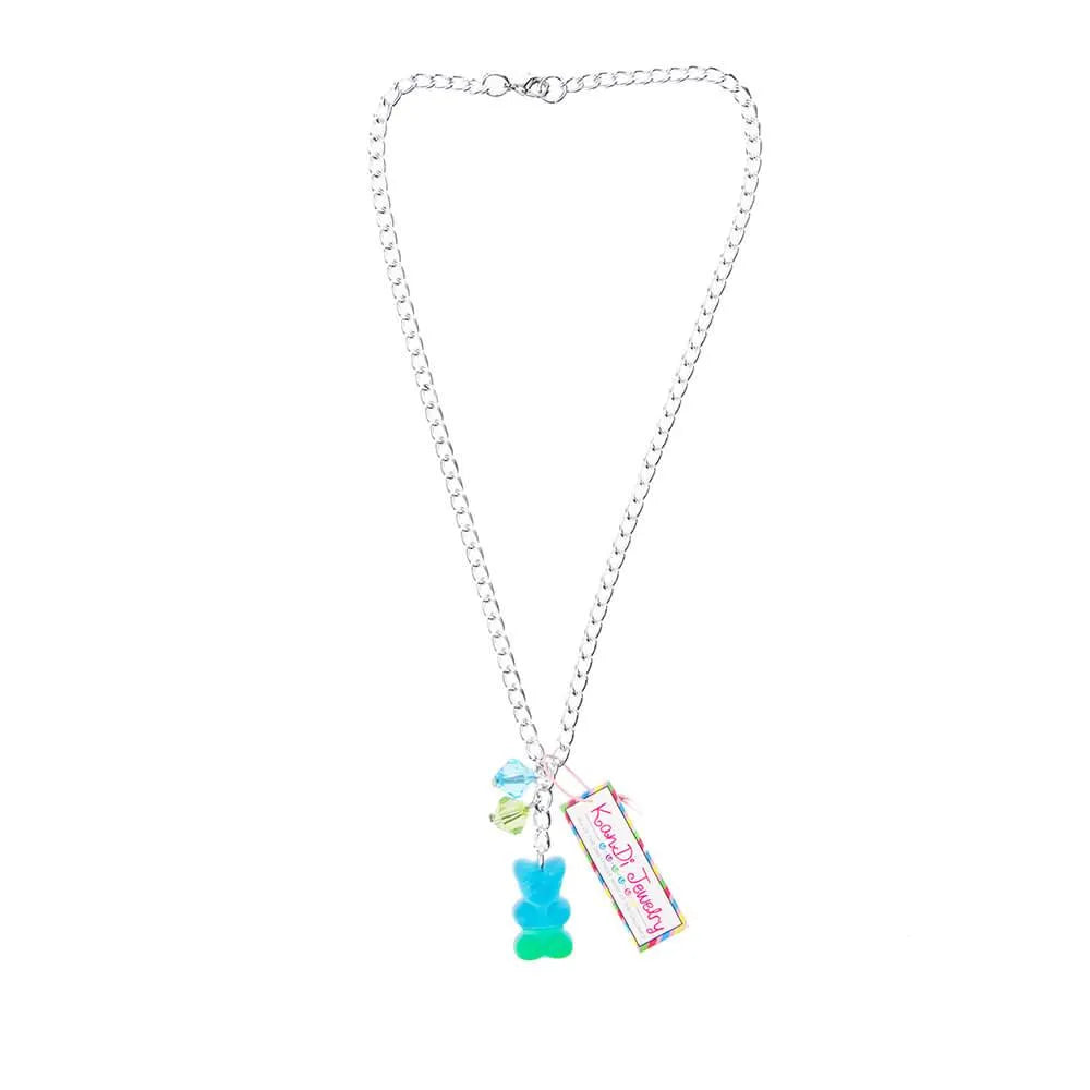 Gummy Bear Necklace - Blue and Green