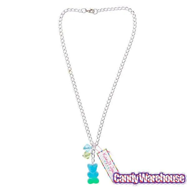 Gummy Bear Necklace - Blue and Green