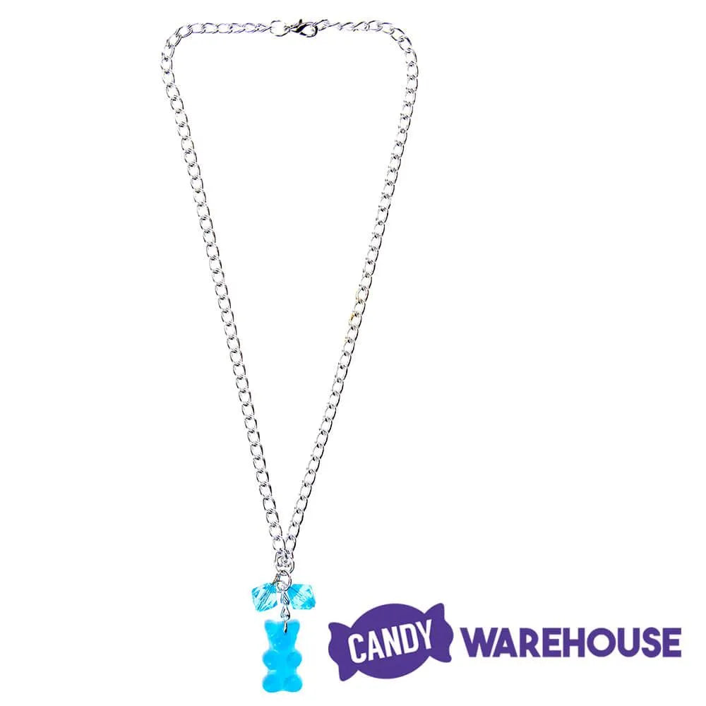 Gummy Bear Necklace - Blue