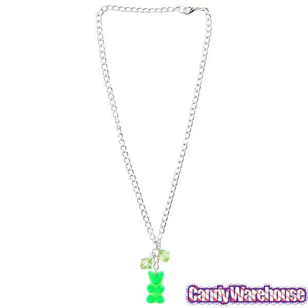 Gummy Bear Necklace - Green