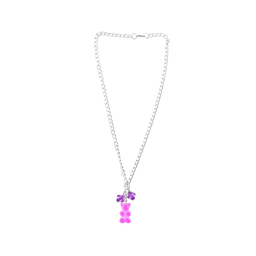 Gummy Bear Necklace - Purple