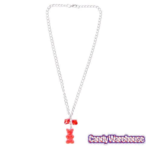 Gummy Bear Necklace - Red