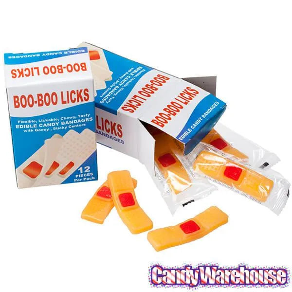 Gummy Boo Boos Candy Scabs 12-Piece Packs: 6-Piece Box