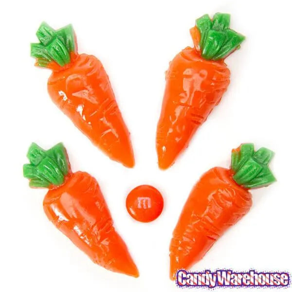 Gummy Carrots Packets: 48-Piece Bag