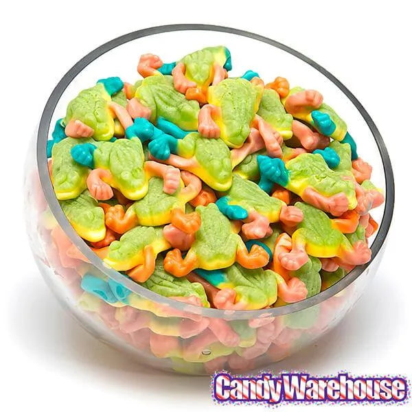 Gummy Filled Tropical Frogs: 1KG Bag