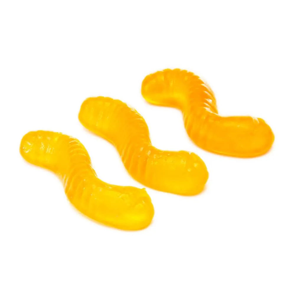 Gummy Inch Worms - Banana: 5LB Bag