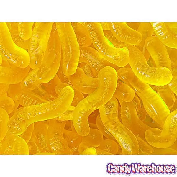 Gummy Inch Worms - Banana: 5LB Bag