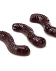 Gummy Inch Worms - Black Cherry: 5LB Bag