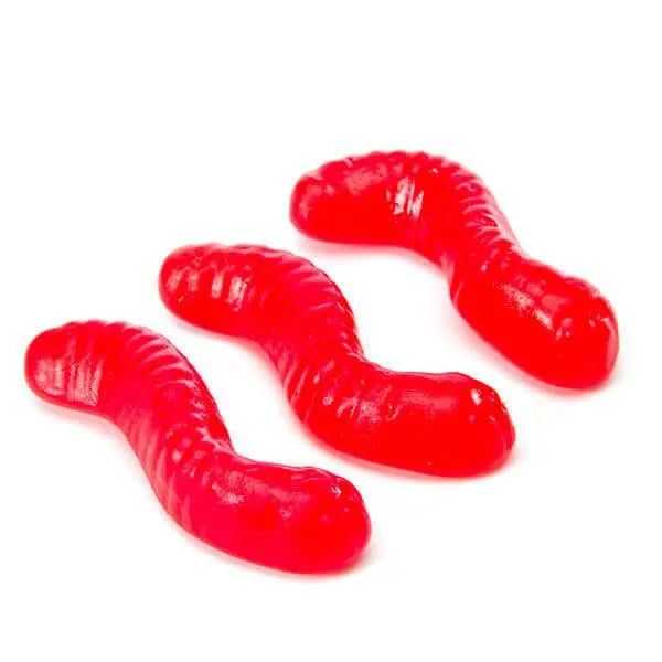 Gummy Inch Worms - Cherry: 5LB Bag