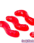 Gummy Inch Worms - Cherry: 5LB Bag