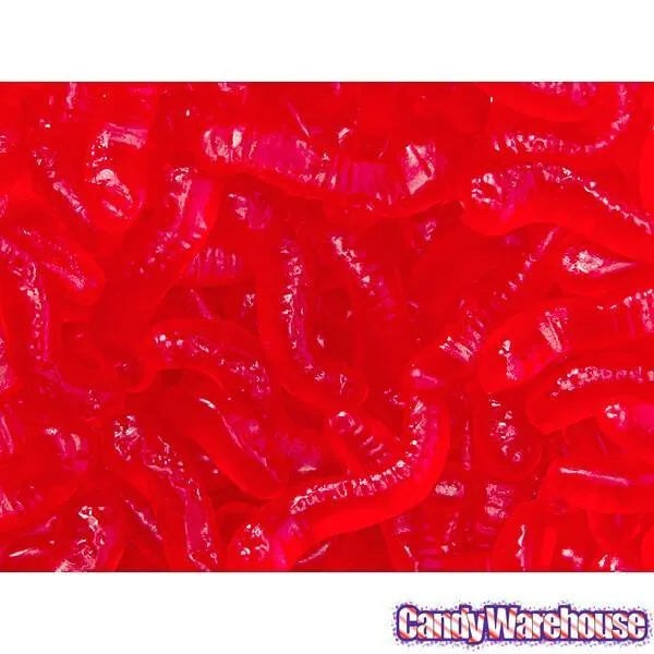 Gummy Inch Worms - Cherry: 5LB Bag