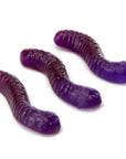 Gummy Inch Worms - Grape: 5LB Bag