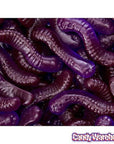 Gummy Inch Worms - Grape: 5LB Bag