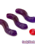 Gummy Inch Worms - Grape: 5LB Bag