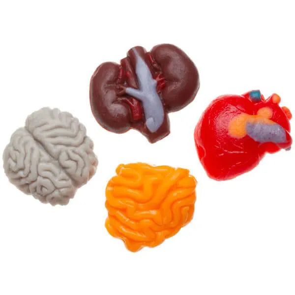 Gummy Internal Organs Candy: 38-Piece Bag