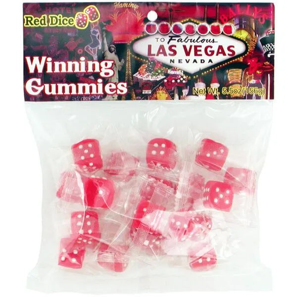 Gummy Red Dice Candy: 430-Piece Case