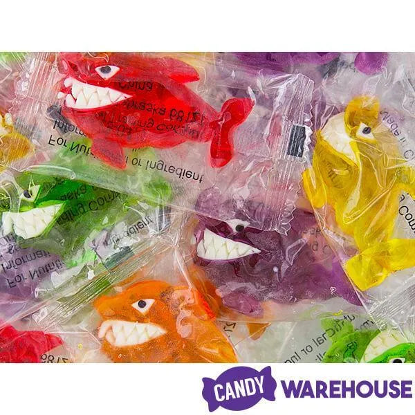 Gummy Sharks with Teeth: 38-Piece Bag