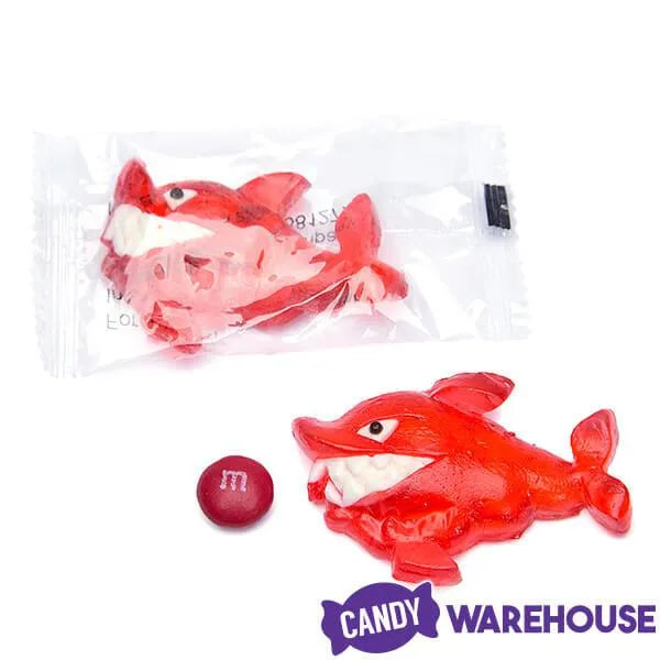 Gummy Sharks with Teeth: 38-Piece Bag