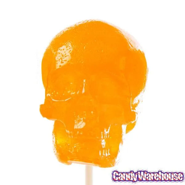 Gummy Skulls on a Stick Assortment: 4-Piece Box