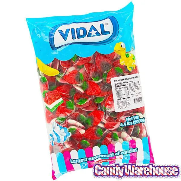 Gummy Strawberry & Cream Candy: 2KG Bag