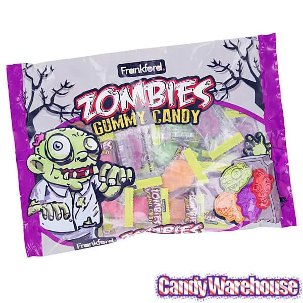 Gummy Zombies Candy Packets: 20-Piece Bag