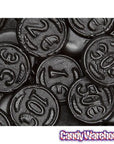 Gustaf's Black Licorice Coins: 1KG Bag