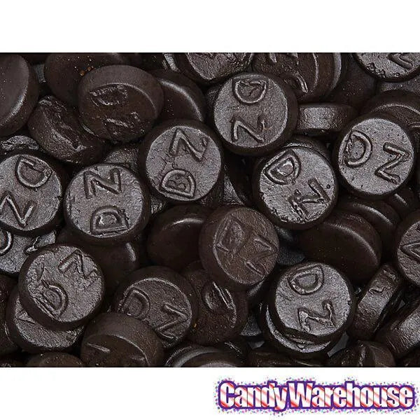 Gustaf's Double Salt Black Licorice Buttons: 3KG Bag