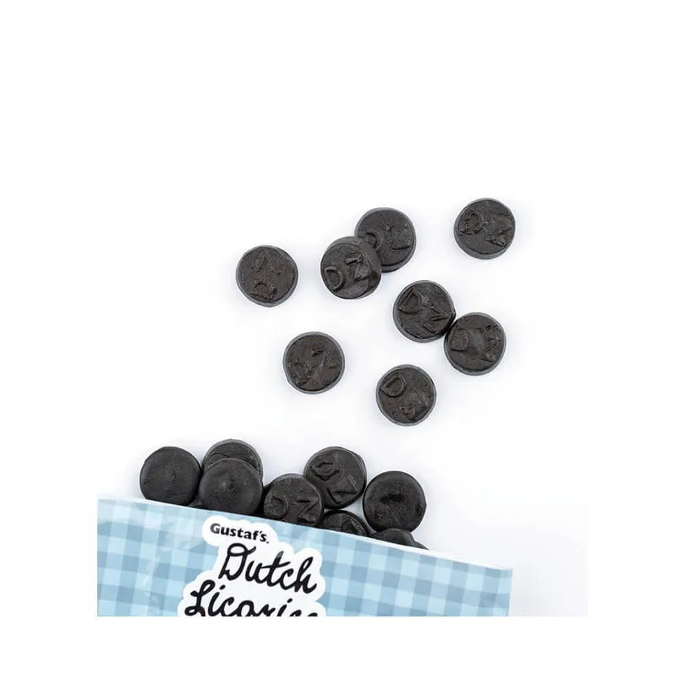 Gustaf's Dutch Licorice Double Salt 5.2-Ounce: 12 Piece Box