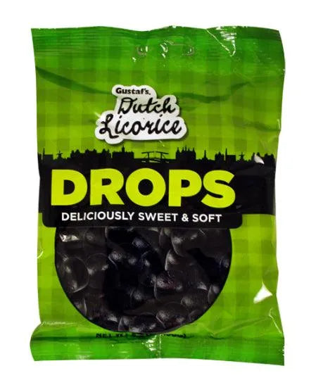 Gustaf's Dutch Licorice Drops 5.2-Ounce Bags: 12 Piece Box