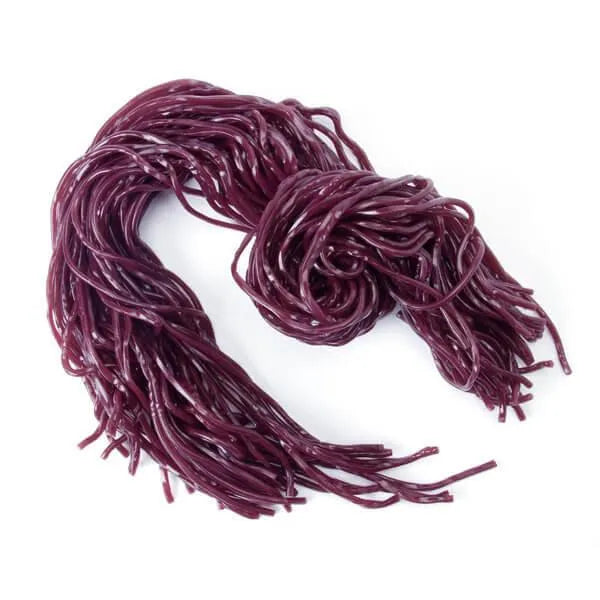 Gustaf's Purple Grape Licorice Laces Candy: 2LB Bag